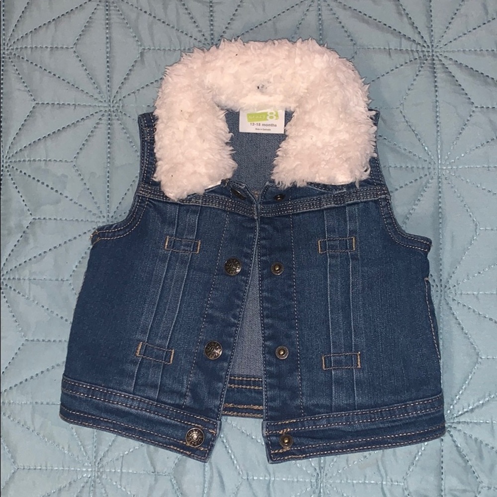 Toddler Girl Denim Vest